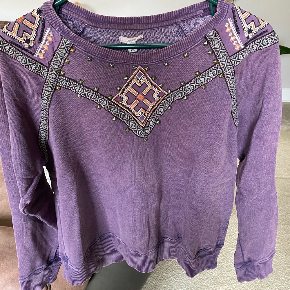 Aztec crew neck